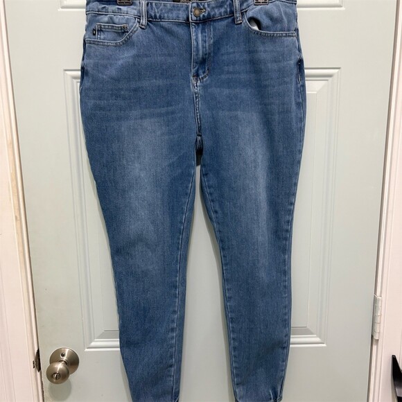 Judy Blue Denim - Judy Blue Jeans Womens Size 15/32 Medium Wash Skinny Slim Stretch Mid Rise